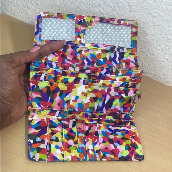 Kipling Colorful Abstract Wallet - Picture 10 of 11